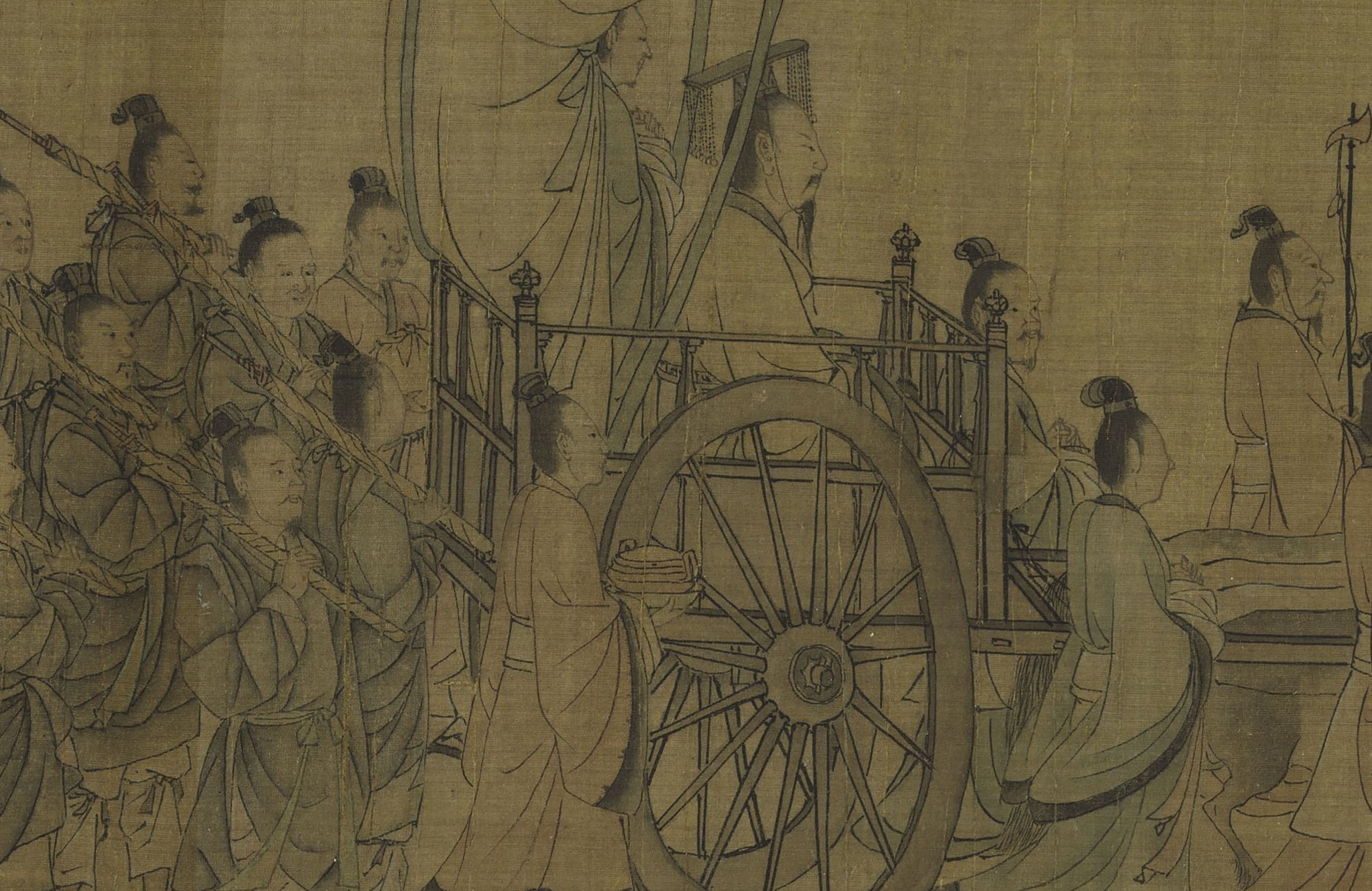 Buy Chinese Antique Art Painting 南宋李唐晋文公复国图Song Li