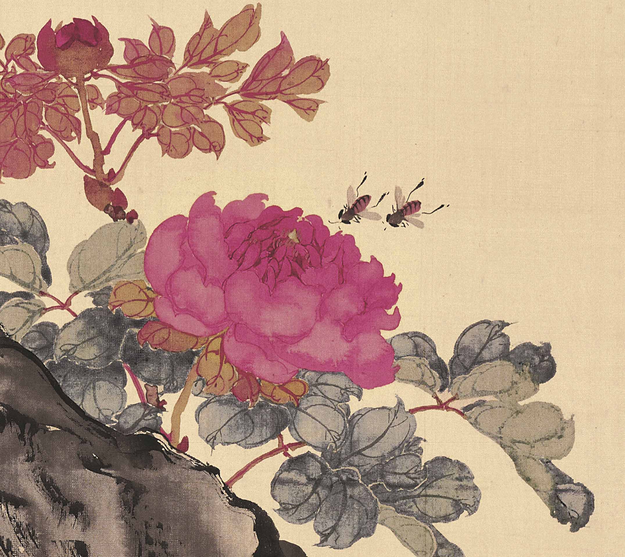 Buy Chinese Antique Art Painting 清居廉富贵白头Qing Ju Lian