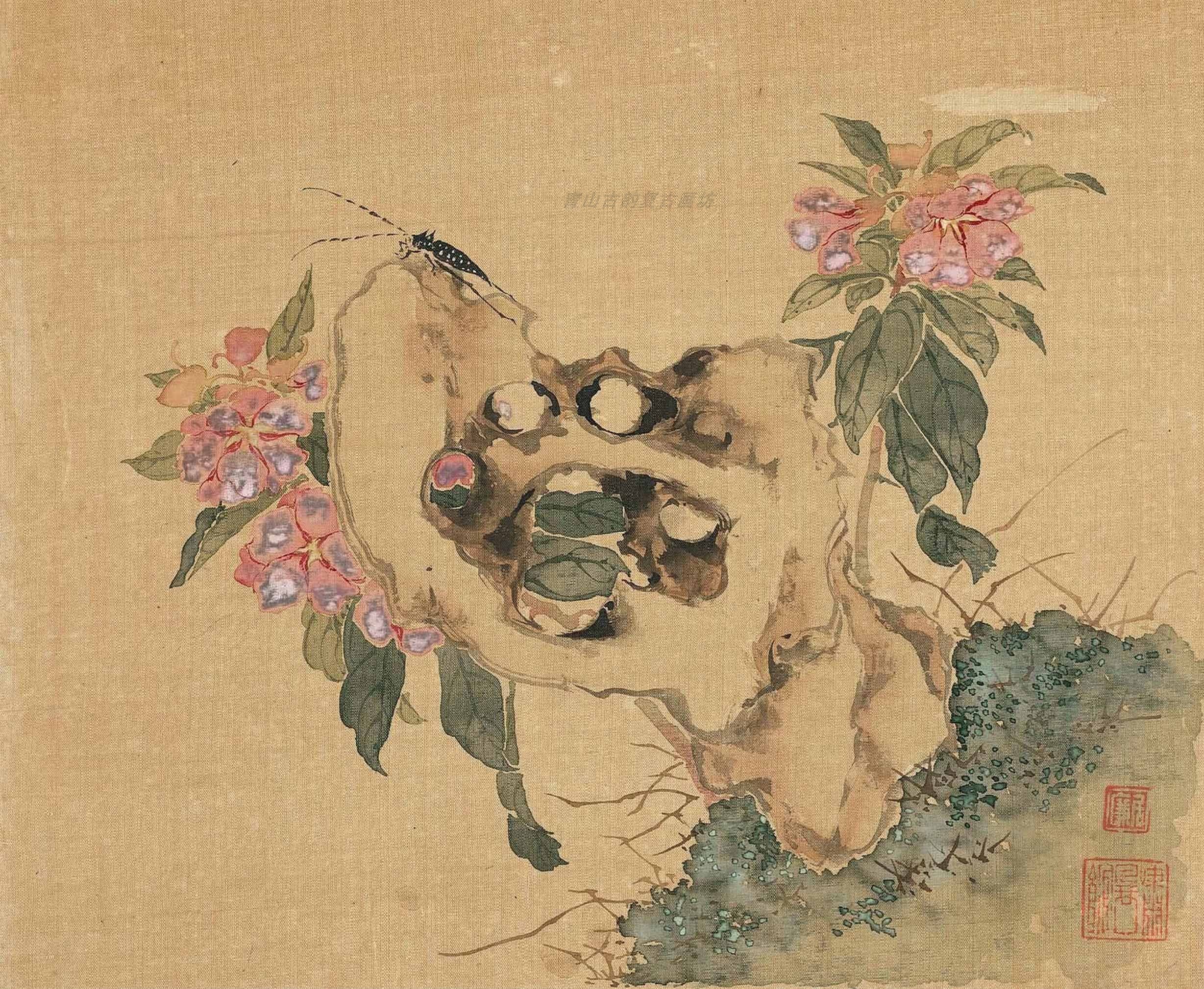 An embellished 'huanghuali' box and cover, Qing dynasty