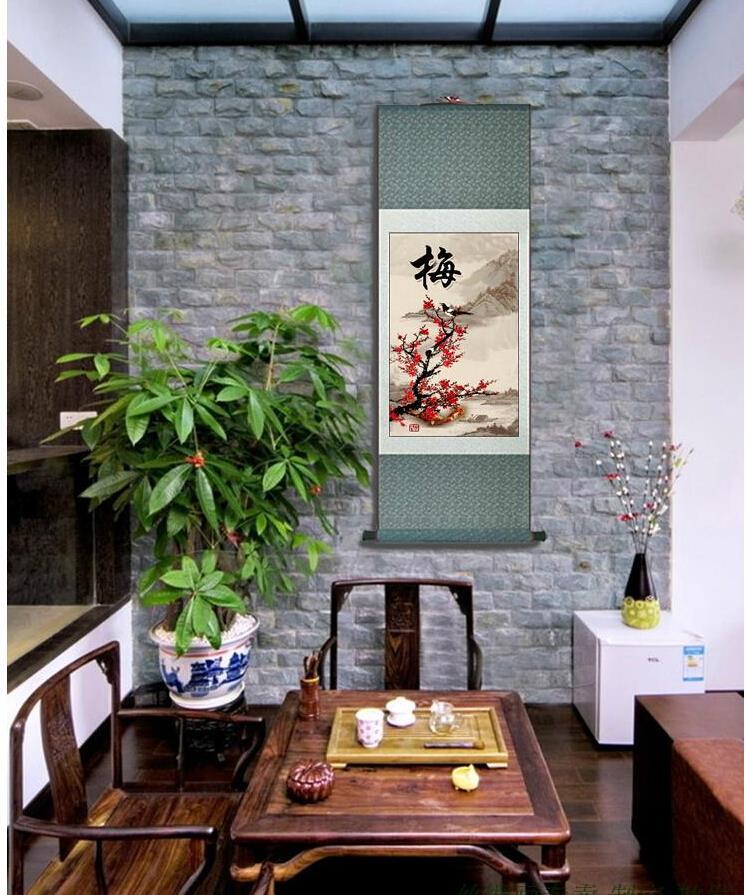 A Dream Red Mansions Jiayuanchun Chinese Scroll Painting - Silk Wall - view 3