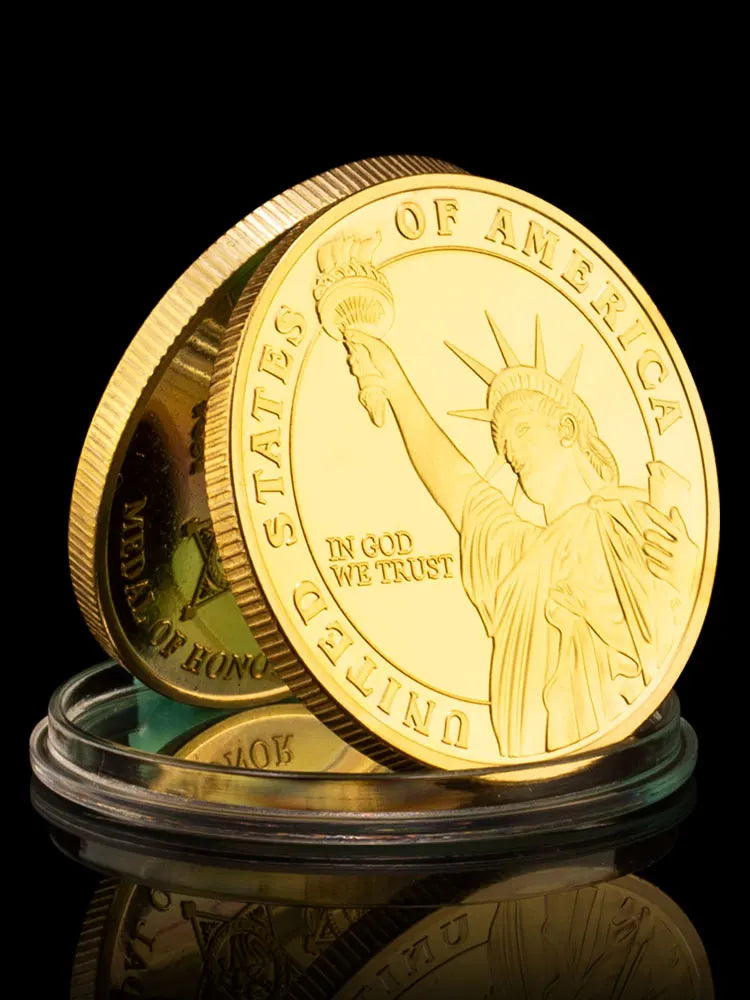 ァッション人気ブランドランキング Buy Medal Cllection Liberty USA Trust We God In Coin Honor of その他