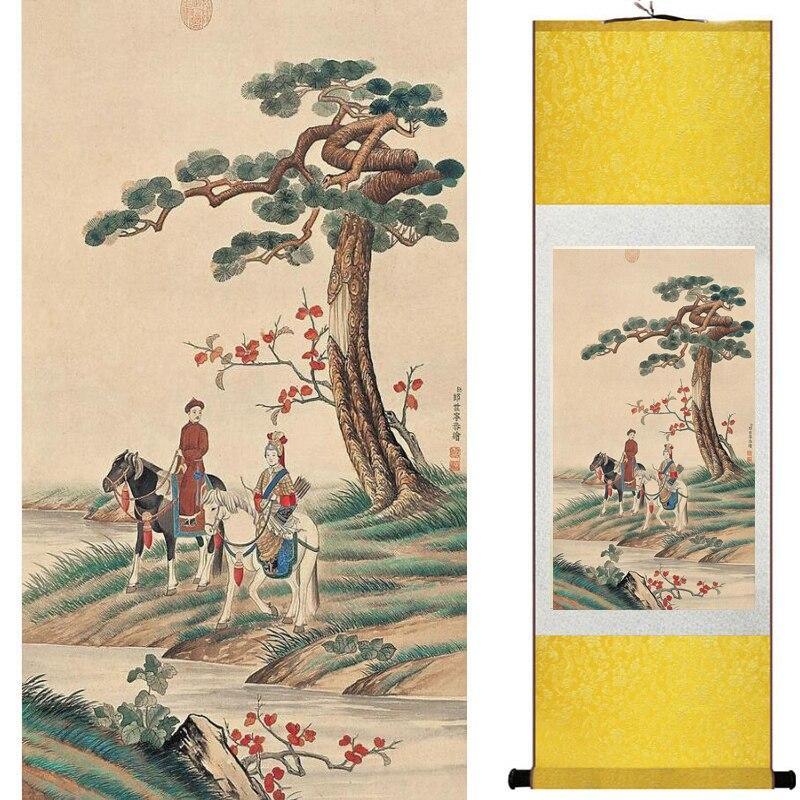 Chinese Scroll Painting Chinese Art Painting Home Office Decoration Chinese painting art figure painting