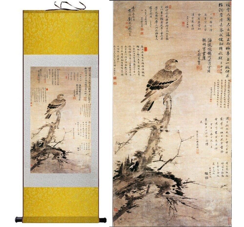 Chinese Scroll Painting Chinese art and birds painting Home Office Decoration Chinese scroll painting birds and flower painting