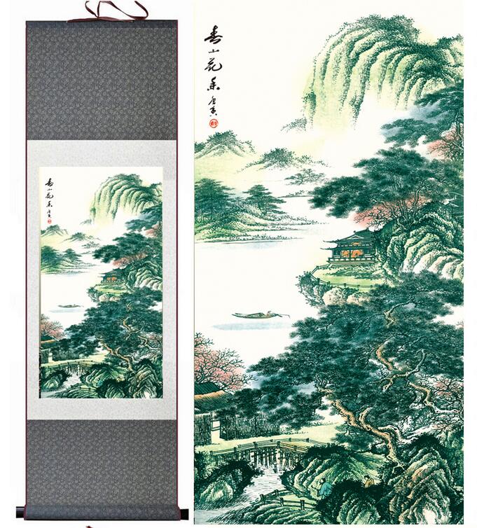 Chinese Scroll Painting Traditional Chinese landscape art painting Chinese traditional art painting China ink painting fashion painting