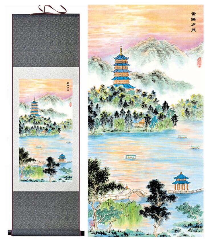 Chinese Scroll Painting Traditional people painting Chinese scroll painting landscape art painting home decoration painting