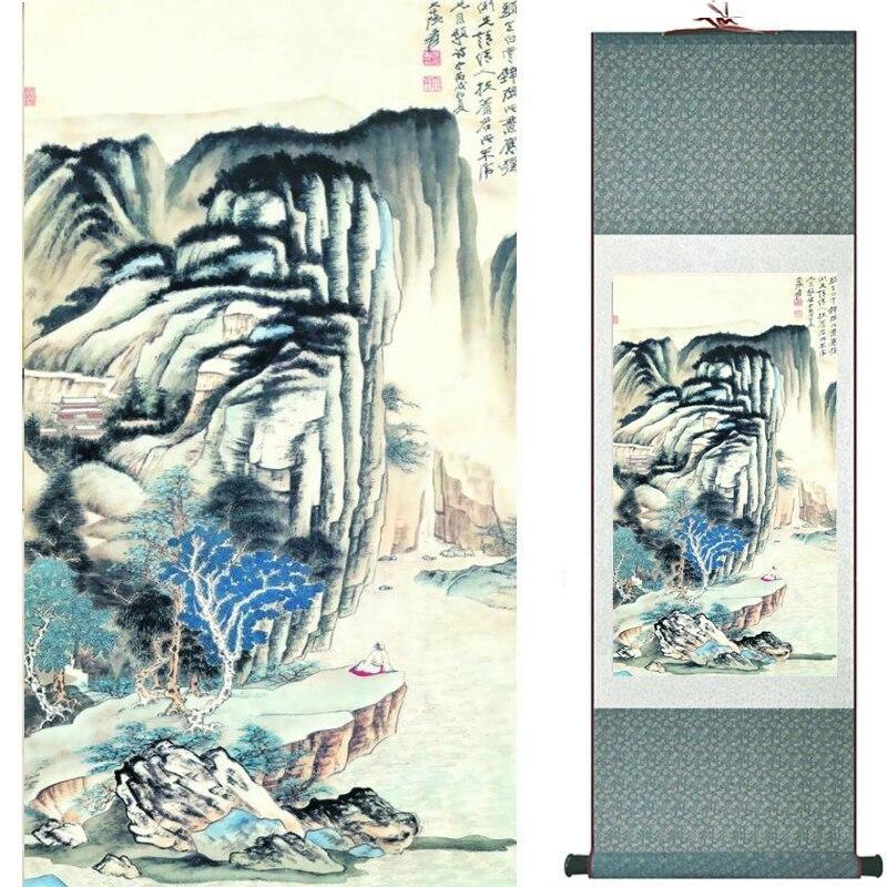Chinese Scroll Painting landscape art painting traditional Chinese Art Painting Home Office Decoration Chinese painting