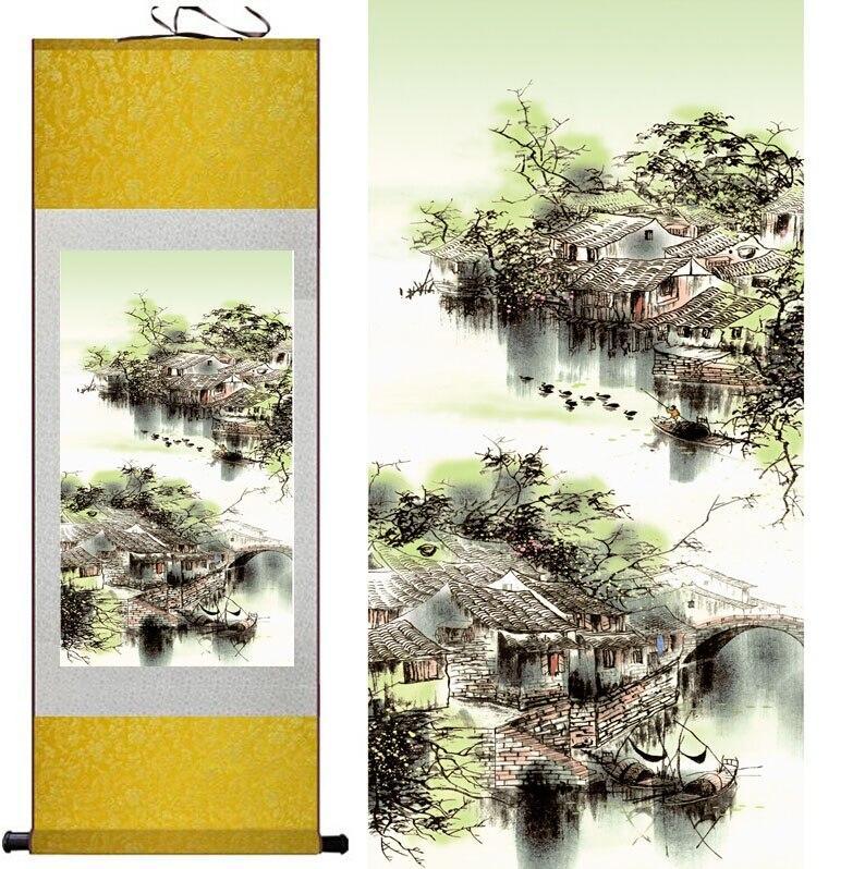 Chinese Scroll Painting landscape painting Home Office Decoration Chinese scroll painting landscape art painting