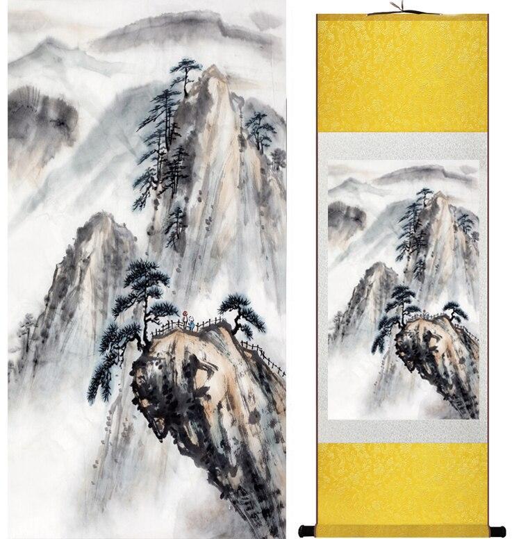 Chinese Scroll Painting landscape painting Home Office Decoration Chinese scroll painting landscape art painting landscape painting