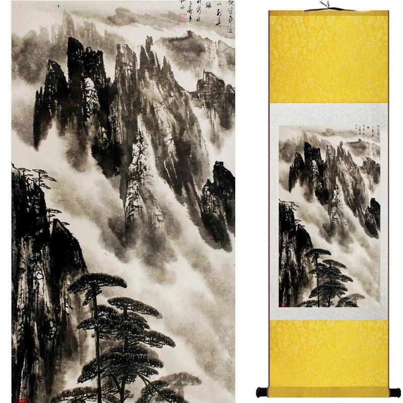 Chinese Scroll Painting painting landscape art painting Chinese traditional art painting China ink painting