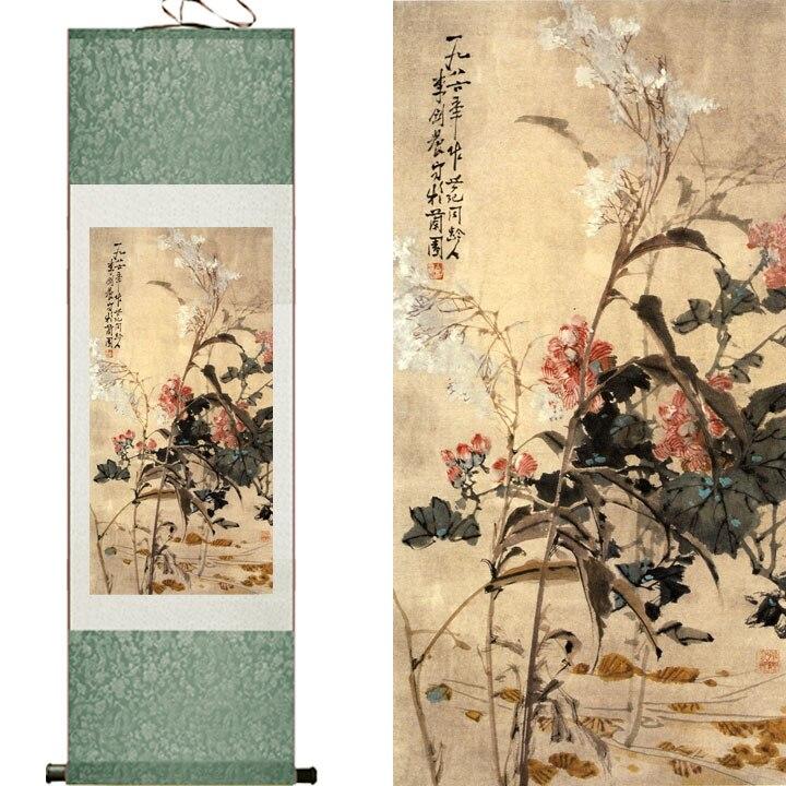 Chinese Scroll Painting wholesale scroll flower painting traditional Chinese art painting Chinese painting
