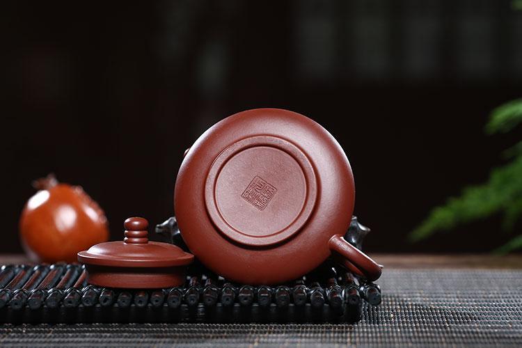 Handmade Yixing Teapot 140cc Purple Clay Zisha Pot Red Clay Dahongpao Pot