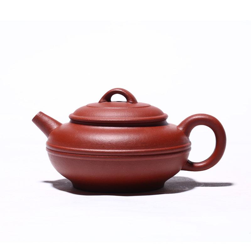 Handmade Yixing Teapot 140cc Purple Clay Zisha Pot Red Clay Shuangxian Tea Pot