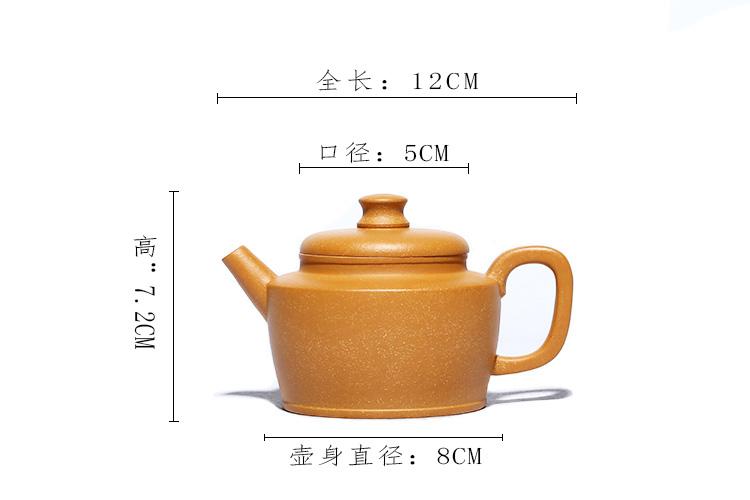 Handmade Yixing Teapot 160cc Purple Clay Zisha Pot Duan Clay Tea Pot
