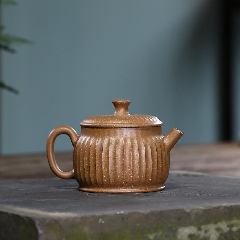 Handmade Yixing Teapot 160cc Purple Clay Zisha Pot Duan Clay Tea Pot 7 Holes