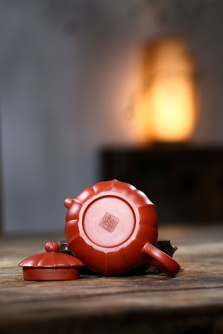 Handmade Yixing Teapot 160cc Purple Clay Zisha Pot Xishi Pot Beauty Red Clay