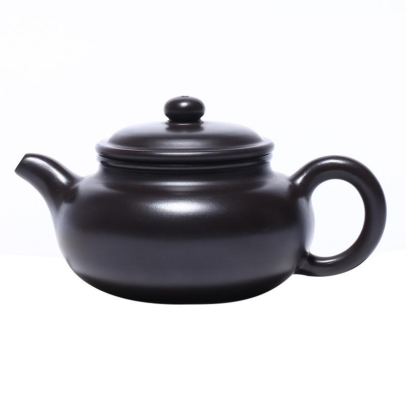 Handmade Yixing Teapot 170cc Purple Clay Zisha Pot Antique Black Clay Tea Pot