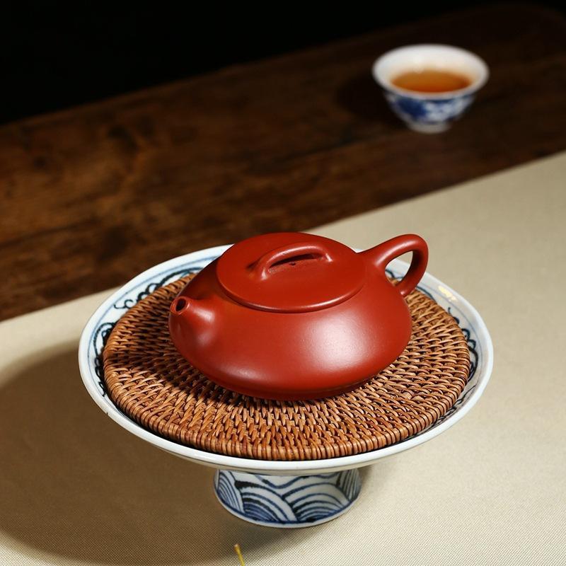 Handmade Yixing Teapot 180cc Purple Clay Zisha Pot Chanpiao Tea Pot Red Clay