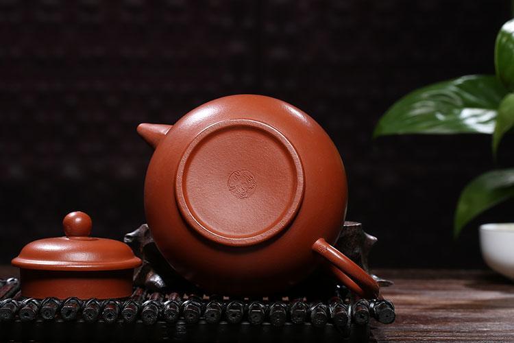 Handmade Yixing Teapot 200cc Purple Clay Zisha Pot Classic Tea Pot Red Clay