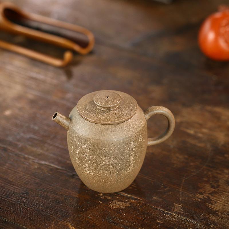 Handmade Yixing Teapot 200cc Purple Clay Zisha Pot Julunzhu Pot Duan Clay