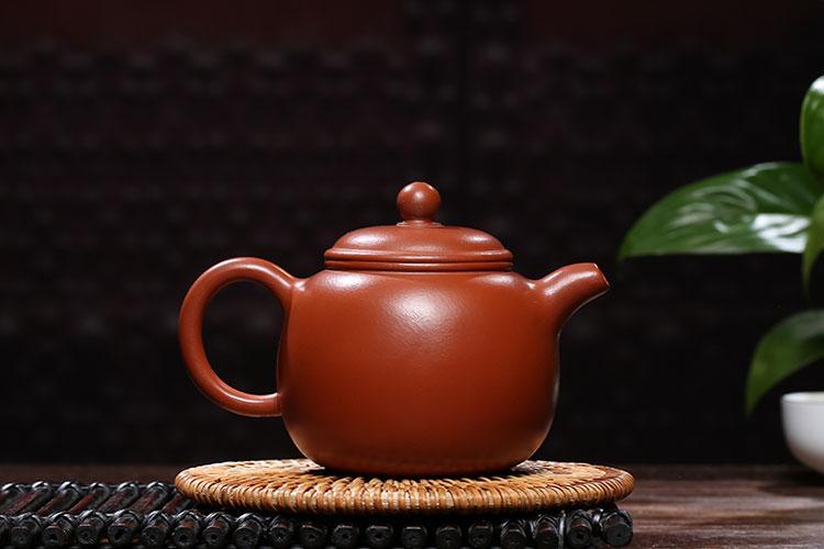 Handmade Yixing Teapot 200cc Purple Clay Zisha Pot Red Clay Paozun Tea Pot