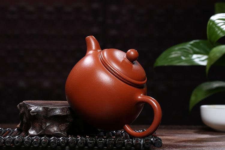 Handmade Yixing Teapot 200cc Purple Clay Zisha Pot Red Clay Paozun Tea Pot
