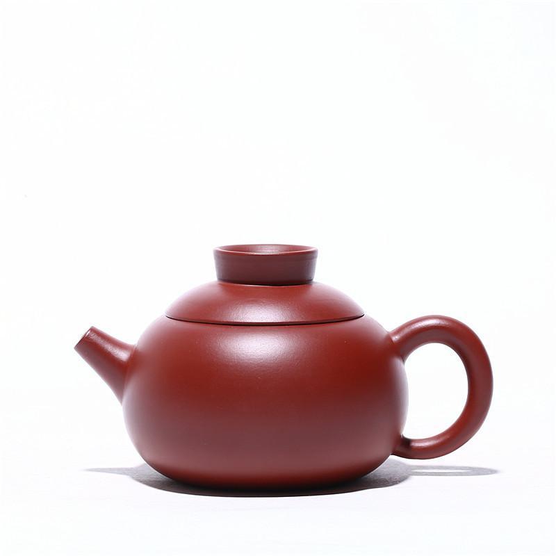 Handmade Yixing Teapot 200cc Purple Clay Zisha Pot Xi Shi Pot Red Dahongpao Clay