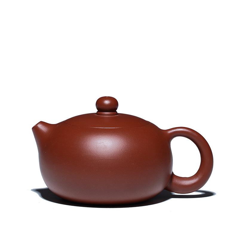 Handmade Yixing Teapot 220cc Purple Clay Zisha Pot Beauty Xishi Tea Pot Red Clay