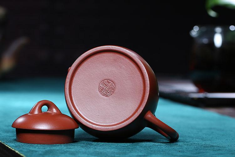 Handmade Yixing Teapot 220cc Purple Clay Zisha Pot Dahongpao Red Clay Qinquan Tea Pot