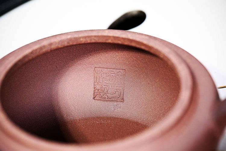 Handmade Yixing Teapot 220cc Purple Clay Zisha Pot Dragon Carving Pot