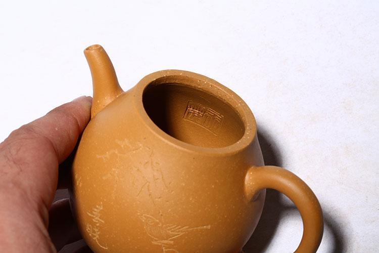 Handmade Yixing Teapot 220cc Purple Clay Zisha Pot High Wendan Tea Pot Duan Clay