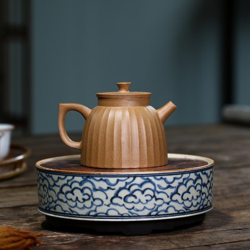 Handmade Yixing Teapot 220cc Purple Clay Zisha Pot Qinquan Duan Clay Tea Pot