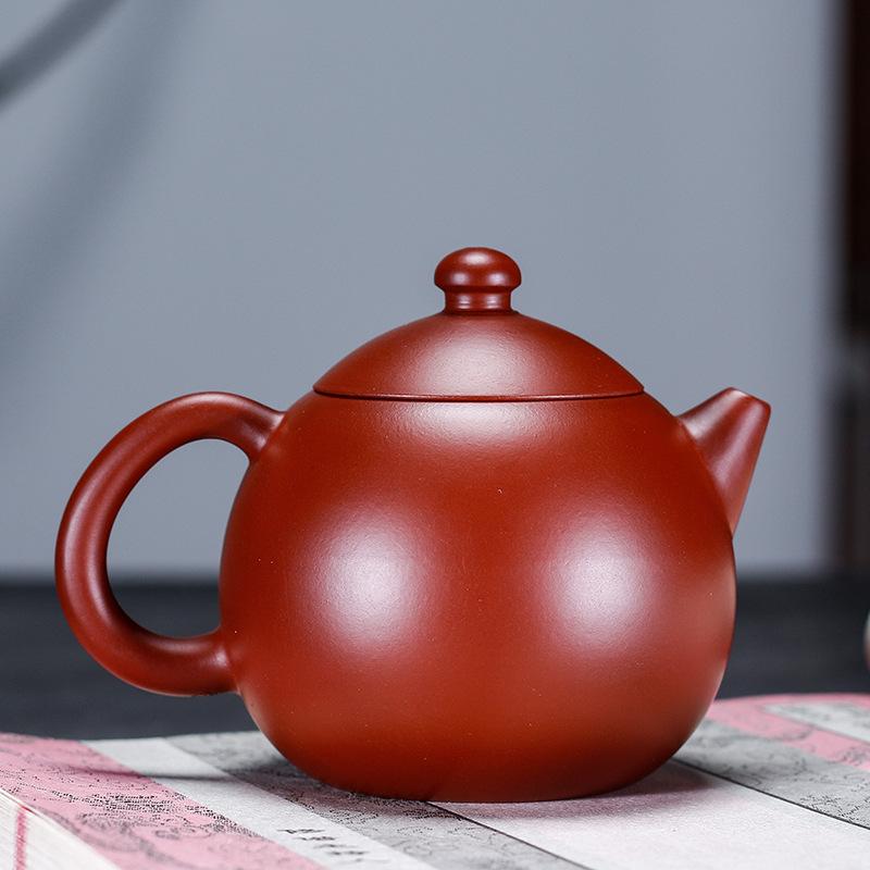Handmade Yixing Teapot 220cc Purple Clay Zisha Pot Wendan Tea Pot Red Clay