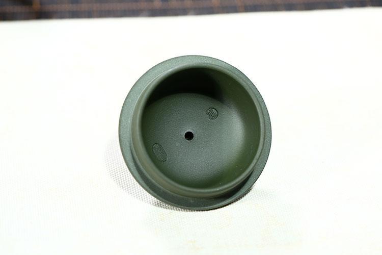 Handmade Yixing Teapot 230cc Purple Clay Zisha Pot Green Clay Lotus Tea Pot