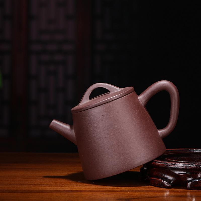 Handmade Yixing Teapot 250cc Purple Clay Zisha Pot Gaoshipiao Tea Pot