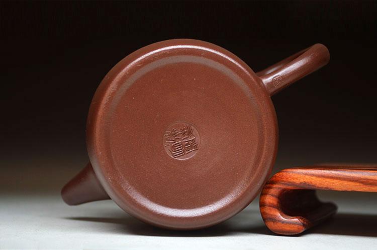 Handmade Yixing Teapot 260cc Purple Clay Zisha Pot Dezhong Tea Pot Painting
