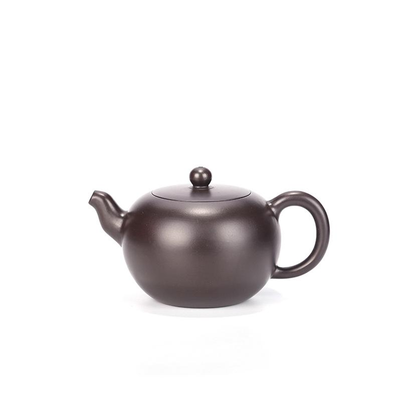 Handmade Yixing Teapot 300cc Purple Clay Zisha Pot 9 Holes Black Clay Tea Pot