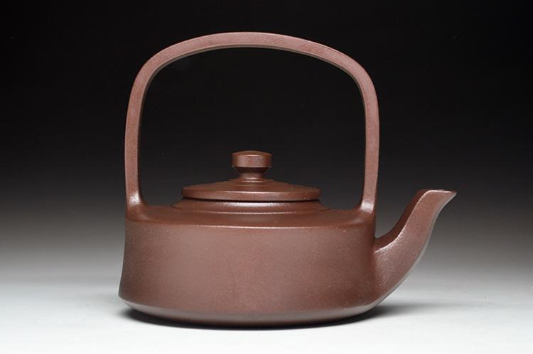 Handmade Yixing Teapot 320cc Purple Clay Zisha Pot Handle Tea Pot