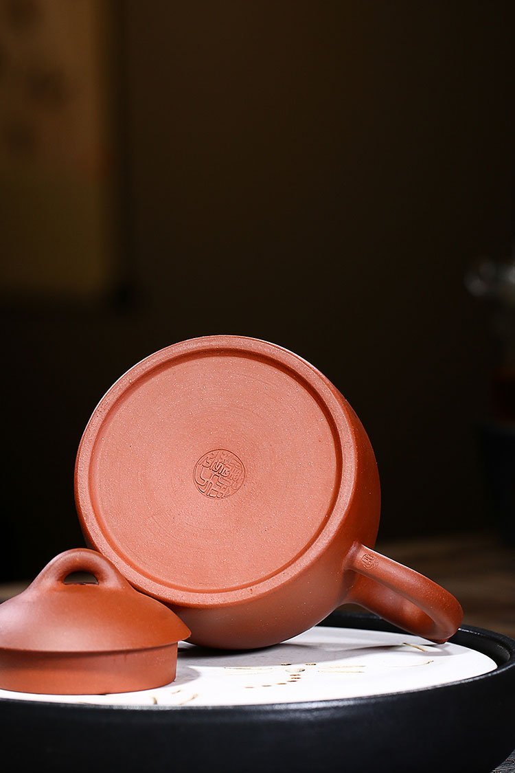 Handmade Yixing Teapot 350cc Purple Clay Zisha Pot Qinquan Pot Red Clay
