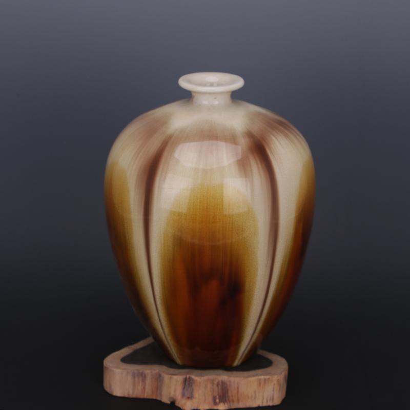 Jingdezhen Vintage Porcelain Vase Shiliu Flower Vases 31cm High For Antique Home Decoration Art Collection