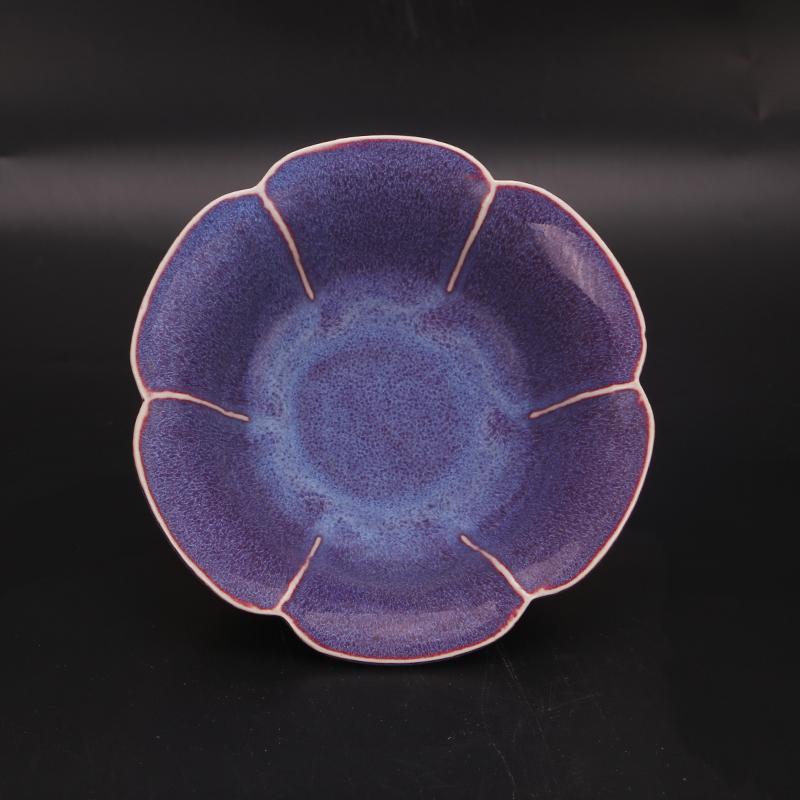 Jingdezhen Vintage Lotus Leaf Bowl Porcelain Blue Cup For Antique Home Decoration Art Collection