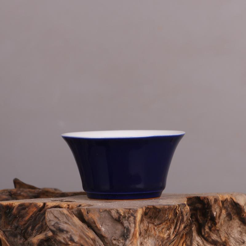 Jingdezhen Vintage Porcelain Blue Cup Museum Quality For Antique Home Decoration Art Collection