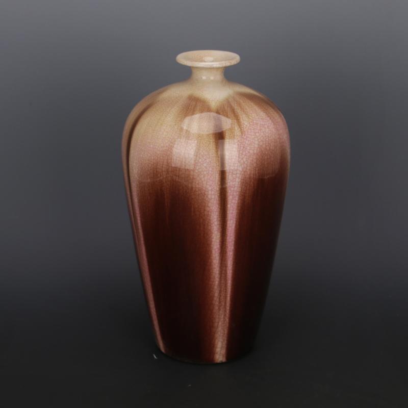 Jingdezhen Vintage Porcelain Vase Mei Flower Vases 31cm High For Antique Home Decoration Art Collection