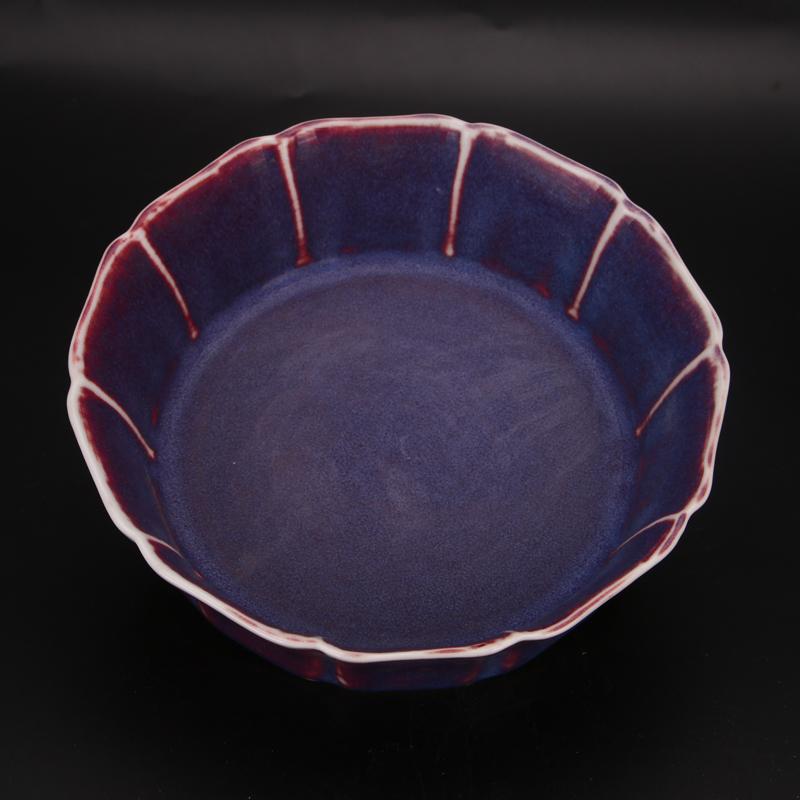 Jingdezhen Vintage Wash Bowl Porcelain Blue Cup 1972 For Antique Home Decoration Art Collection